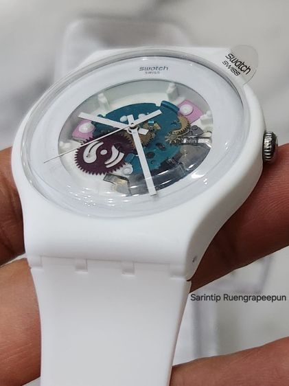 SWATCH WHITE LACQUERED (SUOW100) รูปที่ 3