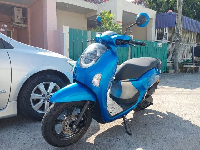 2025 Honda Scoop ตัว TOP รุ่น Club12 สี น้ำเงิน-เทา ยังไม่ได้ใช้งานเลย เลขไมล์ 6 กม. รถอยู่ถนนมิตรสัมพันธ์ อ่างศิลา-บางแสน รูปที่ 6