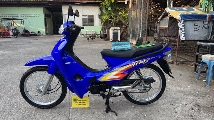 HONDA WAVE 100คาร์บูเกียร์สตาร์ทเท้าเลขทะเบียนสวย 168 ขายรถพร้อมเล่มเขียวพร้อมเลขทะเบียนไม่รวมโอนมีสถานที่ให้ทดลองขับขี่ก่อนซื้อ รูปที่ 4