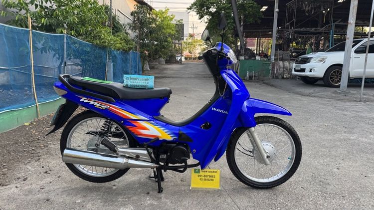 HONDA WAVE 100คาร์บูเกียร์สตาร์ทเท้าเลขทะเบียนสวย 168 ขายรถพร้อมเล่มเขียวพร้อมเลขทะเบียนไม่รวมโอนมีสถานที่ให้ทดลองขับขี่ก่อนซื้อ รูปที่ 3