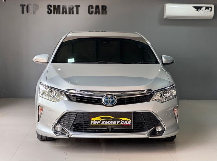 Toyota Camry 2017 2.5 Hybrid Premium Sedan เบนซิน ไม่ติดแก๊ส เกียร์อัตโนมัติ บรอนซ์เงิน รูปที่ 2