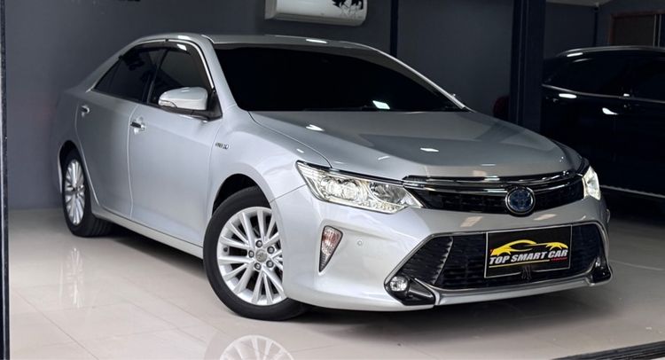 Toyota Camry 2017 2.5 Hybrid Premium Sedan เบนซิน ไม่ติดแก๊ส เกียร์อัตโนมัติ บรอนซ์เงิน รูปที่ 3