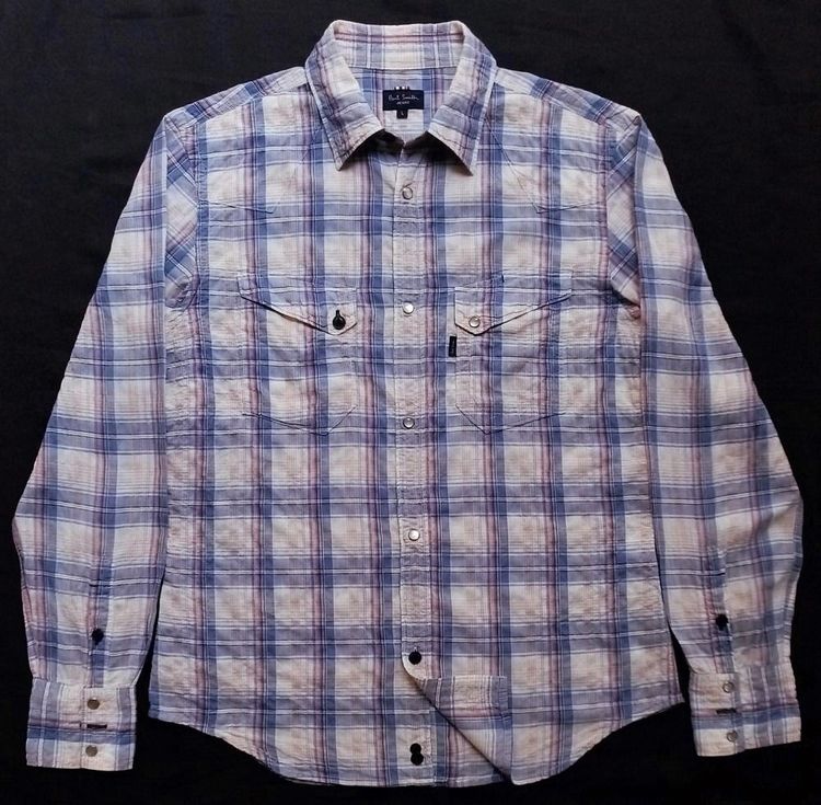 Paul Smith JEANS เสื้อเชิ้ต กระดุมมุก รูปที่ 2
