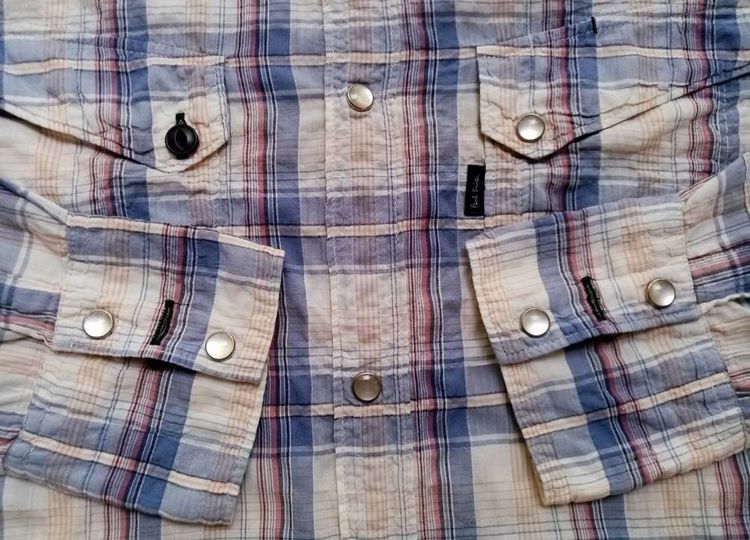 Paul Smith JEANS เสื้อเชิ้ต กระดุมมุก รูปที่ 12