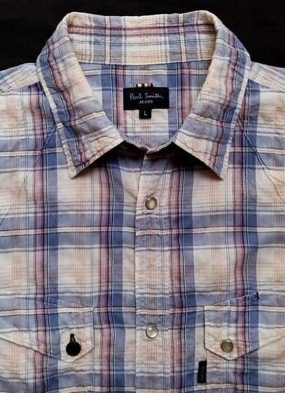 Paul Smith JEANS เสื้อเชิ้ต กระดุมมุก รูปที่ 7