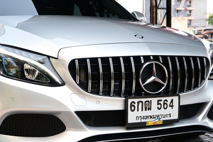 Mercedes-Benz C-Class 2017 C350 Sedan ปลั๊กอินไฮบริด (PHEV) ไม่ติดแก๊ส เกียร์อัตโนมัติ เงิน รูปที่ 2