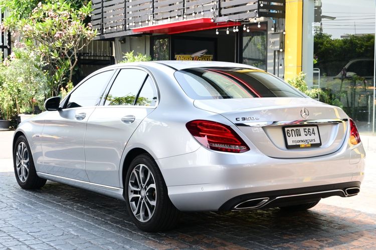 Mercedes-Benz C-Class 2017 C350 Sedan ปลั๊กอินไฮบริด (PHEV) ไม่ติดแก๊ส เกียร์อัตโนมัติ เงิน รูปที่ 4