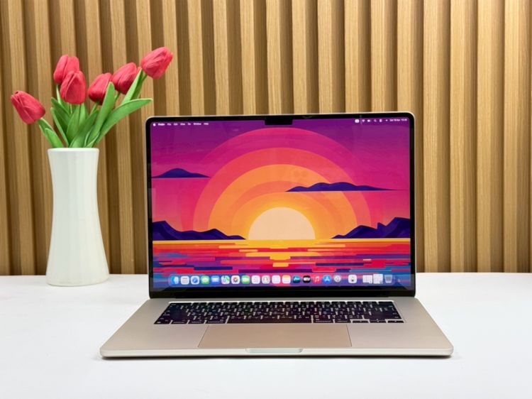 Apple แมค โอเอส 8 กิกะไบต์ อื่นๆ ไม่ใช่ MacBook Air 15-inch M2 2023 Ram8GB SSD256GB Starlight