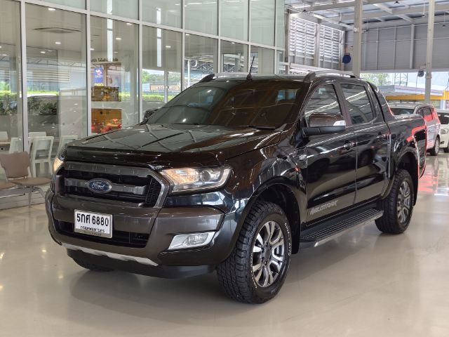 รถ Ford Ranger 2.2 Hi-Rider Wildtrak สี ดำ