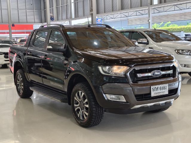 Ford Ranger 2016 2.2 Hi-Rider Wildtrak Pickup ดีเซล เกียร์อัตโนมัติ ดำ รูปที่ 3