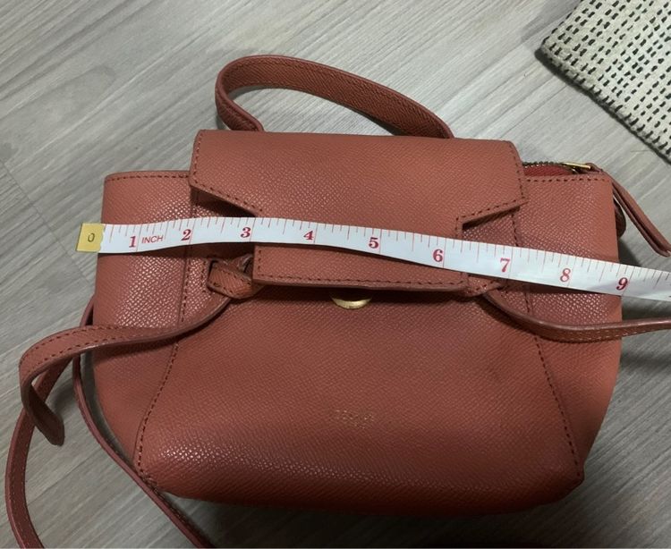 กระเป๋า Celine สะพายสีส้มอิฐ รูปที่ 4