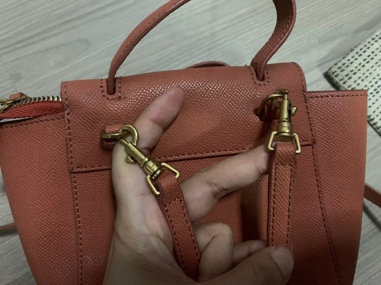 กระเป๋า Celine สะพายสีส้มอิฐ รูปที่ 3