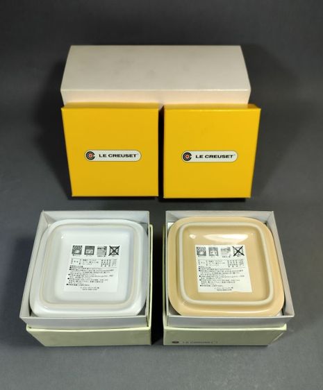 ชุดหม้อเซรามิก Le Creuset Small Ramekin Carre with Lid (ทรงสี่เหลี่ยม) ชุดสองใบ รูปที่ 4