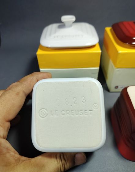 ชุดหม้อเซรามิก Le Creuset Small Ramekin Carre with Lid (ทรงสี่เหลี่ยม) ชุดสองใบ รูปที่ 10