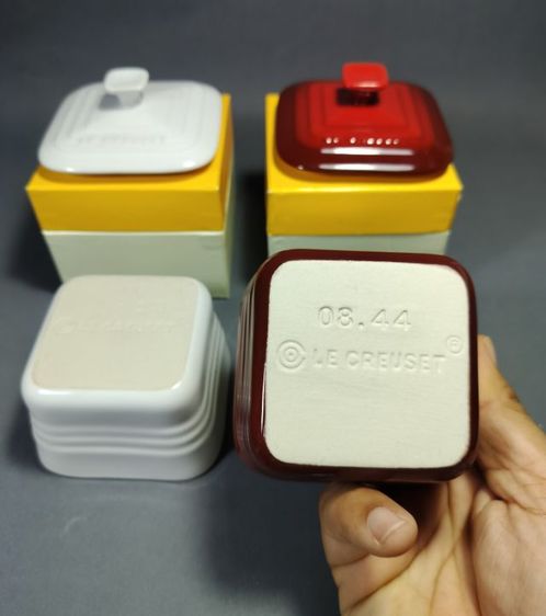 ชุดหม้อเซรามิก Le Creuset Small Ramekin Carre with Lid (ทรงสี่เหลี่ยม) ชุดสองใบ รูปที่ 11