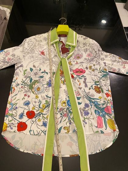 กุชชี่ เสื้อเชิ้ต แขนยาว สภาพใหม่เอี่ยม  รูปที่ 11