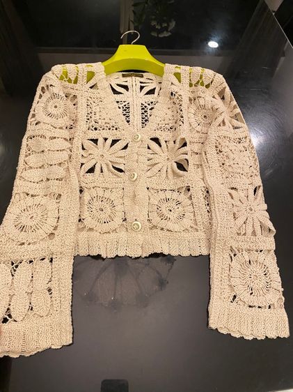 หลุยส์วิตตอง เสื้อแขนยาว เนื้อผ้าไหมพรมอิตาลีเส้นเล็ก ถักทั้งตัว รูปที่ 6