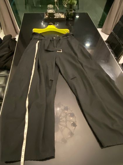 ชาแนล กางเกงขากว้างทรงบาร์เรล สวย มากสภาพใหม่เอี่ยม  รูปที่ 12