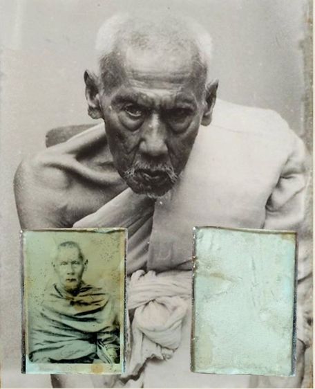 ภาพกระจกเก่า หลวงพ่ออยู่ วัดบางหัวเสือ จ.สมุทรปราการ