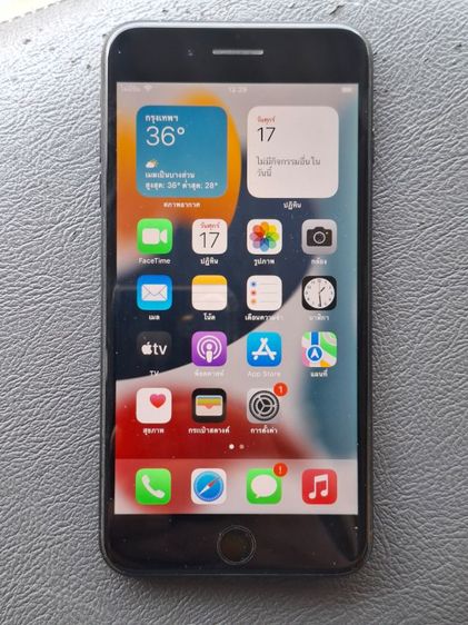 ขายไอโฟน 7พลัส 32GB สภาพดี แบตดี เครื่องไม่เคยแกะ ไม่ติดไอคราว 
