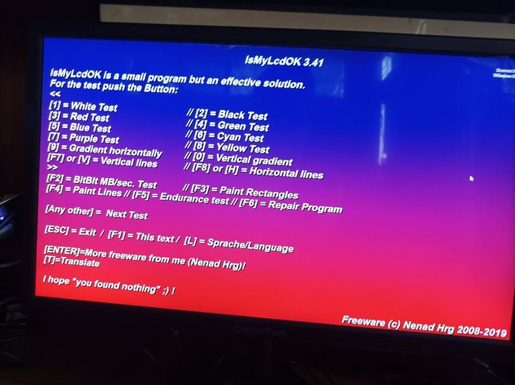 จอคอม COLORSUN 20 นิ้วมี hdmi vga ยกกล่องพลาสติกจอยังไม่แกะ เทสเรียบร้อย ไร้เส้นไร้จุด ขายเพียง 950 บาท รูปที่ 7