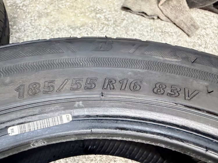 ยางเปอร์เซ็นต์ขอบ 16” ยี่ห้อ BRIDGESTONE รุ่น ECOPIA EP300 ขนาด 185-55R16 ปี 22 ดอกยางสวยพร้อมใช้งาน รูปที่ 3