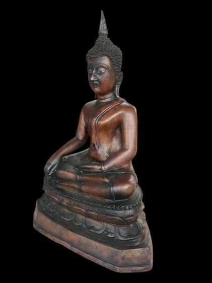 พระบูชารัชกาล หน้าตัก 6 นิ้ว สูง 12 นิ้ว ดินไทย ตามุก รูปที่ 3