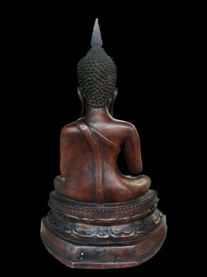 พระบูชารัชกาล หน้าตัก 6 นิ้ว สูง 12 นิ้ว ดินไทย ตามุก รูปที่ 2