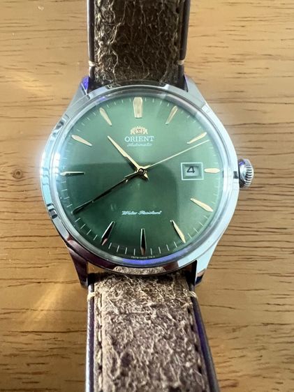 นาฬิกา Orient Bambino ขนาด 42 มม. สีเขียว มือสอง รูปที่ 4