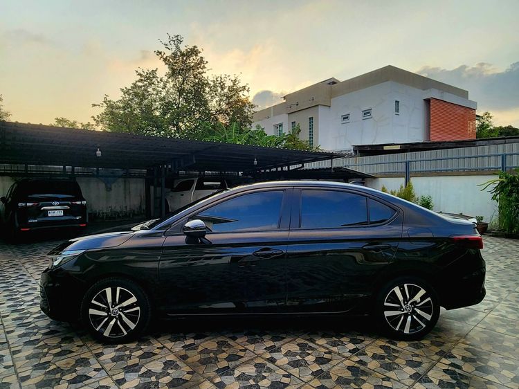 Honda City 2020 1.0 RS Sedan เบนซิน ไม่ติดแก๊ส เกียร์อัตโนมัติ ดำ รูปที่ 4
