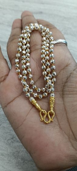 สร้อยคอทองคำขาวงานจิวเวอร์รี่ใส่อาบน้ำได้ยาว 20 นิ้วช่วงเนินอก รูปที่ 12