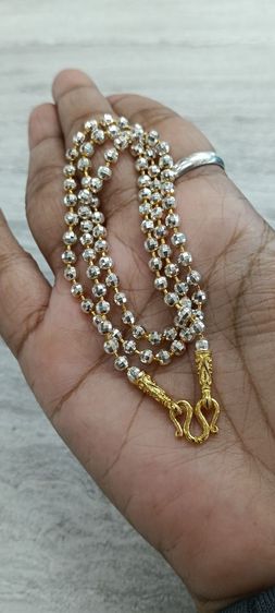 สร้อยคอทองคำขาวงานจิวเวอร์รี่ใส่อาบน้ำได้ยาว 20 นิ้วช่วงเนินอก รูปที่ 3