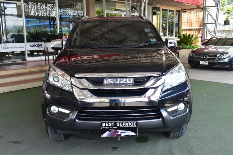Isuzu MU-X 2014 3.0 Utility-car ดีเซล ไม่ติดแก๊ส เกียร์อัตโนมัติ ดำ รูปที่ 2