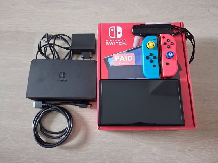 Nintendo Switch OLED มือสอง อุปกรณ์ครบพร้อมกล่อง รูปที่ 2