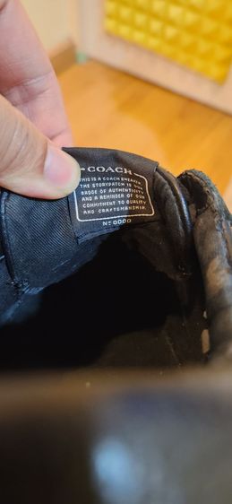 COACH SNEAKER SIZE 42 เทาดำ รูปที่ 18