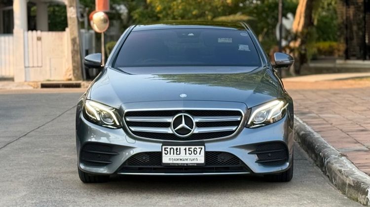 Mercedes-Benz E-Class 2016 E220d Sedan ดีเซล ไม่ติดแก๊ส เกียร์อัตโนมัติ เทา รูปที่ 3