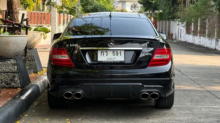 Mercedes-Benz C-Class 2014 C180 AMG Sedan เบนซิน ไม่ติดแก๊ส เกียร์อัตโนมัติ ดำ รูปที่ 4