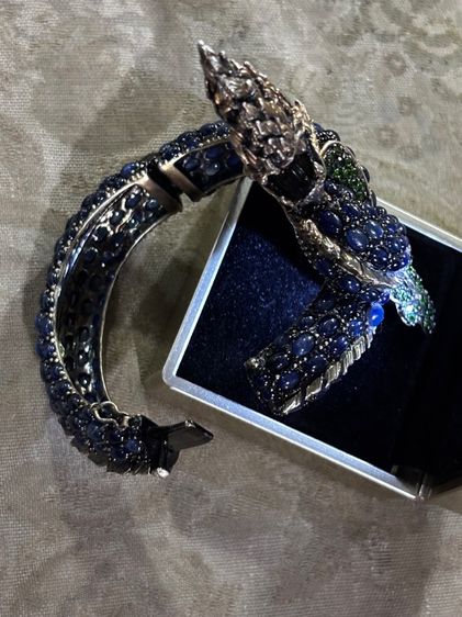 กำไล เงินแท้ ฝังพลอย รูปที่ 7