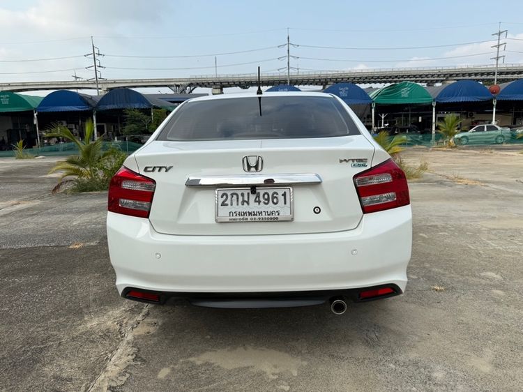 Honda City 2013 1.5 V CNG Sedan เบนซิน NGV เกียร์อัตโนมัติ ขาว รูปที่ 4