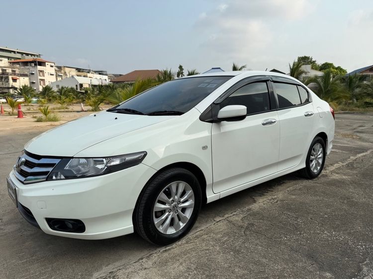 Honda City 2013 1.5 V CNG Sedan เบนซิน NGV เกียร์อัตโนมัติ ขาว รูปที่ 2
