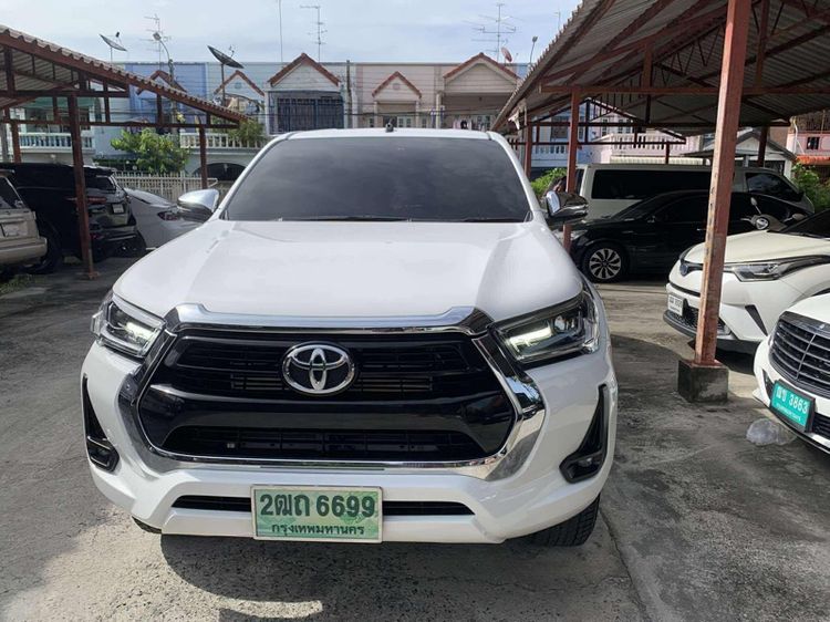 Toyota Hilux Revo 2023 Smart Cab 2.4 Entry Prerunner Pickup ดีเซล ไม่ติดแก๊ส เกียร์อัตโนมัติ ขาว รูปที่ 2