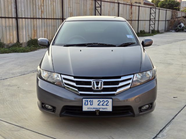 Honda City 2013 1.5 V i-VTEC Sedan เบนซิน ไม่ติดแก๊ส เกียร์อัตโนมัติ เทา รูปที่ 2