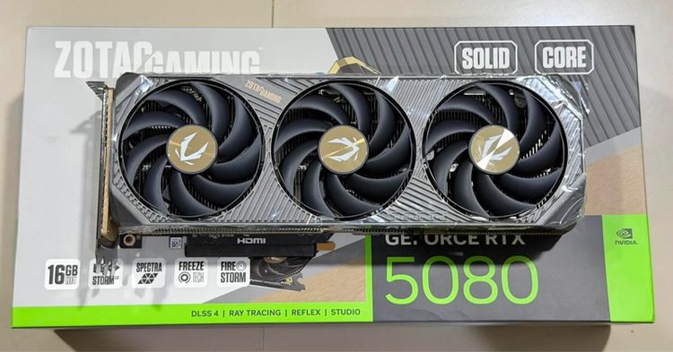 RTX5080 16GB ZOTAC SOLID CORE 