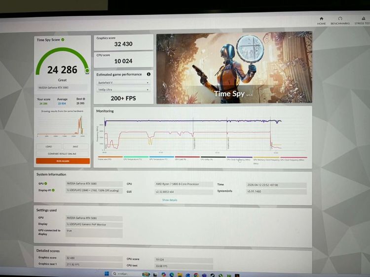 RTX5080 16GB ZOTAC SOLID CORE  รูปที่ 5