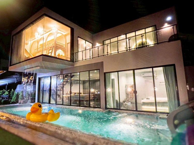 ตกแต่งครบ La Mer Pool Villa Hua Hin พูลวิลล่าหัวหินสุดหรู 100 ตารางวา 4 ห้องนอน 4 ห้องน้ำ ตกแต่งพร้อมเข้าอยู่ รูปที่ 2