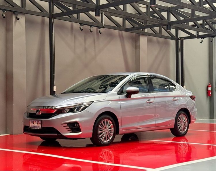 Honda City 2021 1.0 V Sedan เบนซิน ไม่ติดแก๊ส เกียร์อัตโนมัติ บรอนซ์เงิน รูปที่ 4