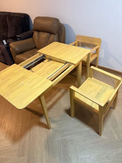 โต๊ะ กางได้ ของ eggwhite พร้อมเก้าอี้ รูปที่ 2