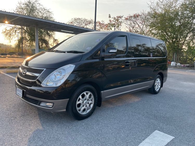 Hyundai H-1  2011 2.5 Executive Van ดีเซล ไม่ติดแก๊ส เกียร์อัตโนมัติ ดำ รูปที่ 4