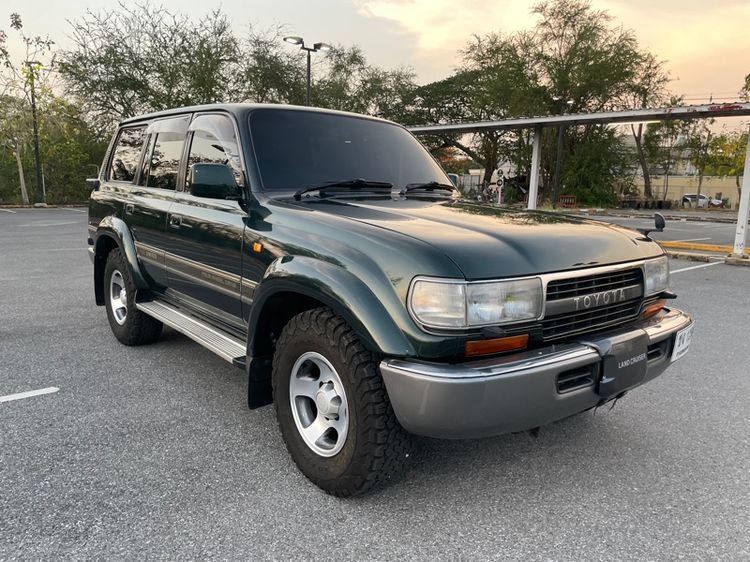 Toyota Land Cruiser 1994 4.2 VX Limited 4WD Utility-car ดีเซล ไม่ติดแก๊ส เกียร์อัตโนมัติ เขียว รูปที่ 3