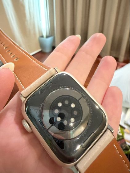 ขาย Apple Watch Series 7 41mm สี Starlight สภาพสวย ครบกล่อง แถมสายหนังเพิ่ม รูปที่ 8